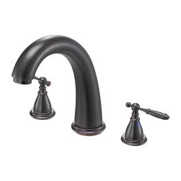 VEVOR - Roman Tub Faucet, 3 Hole Waterfall Bathtub Faucet, Gooseneck Bath Tubs Faucets Set, Roman Tub Faucets Deck Mount - Bronze