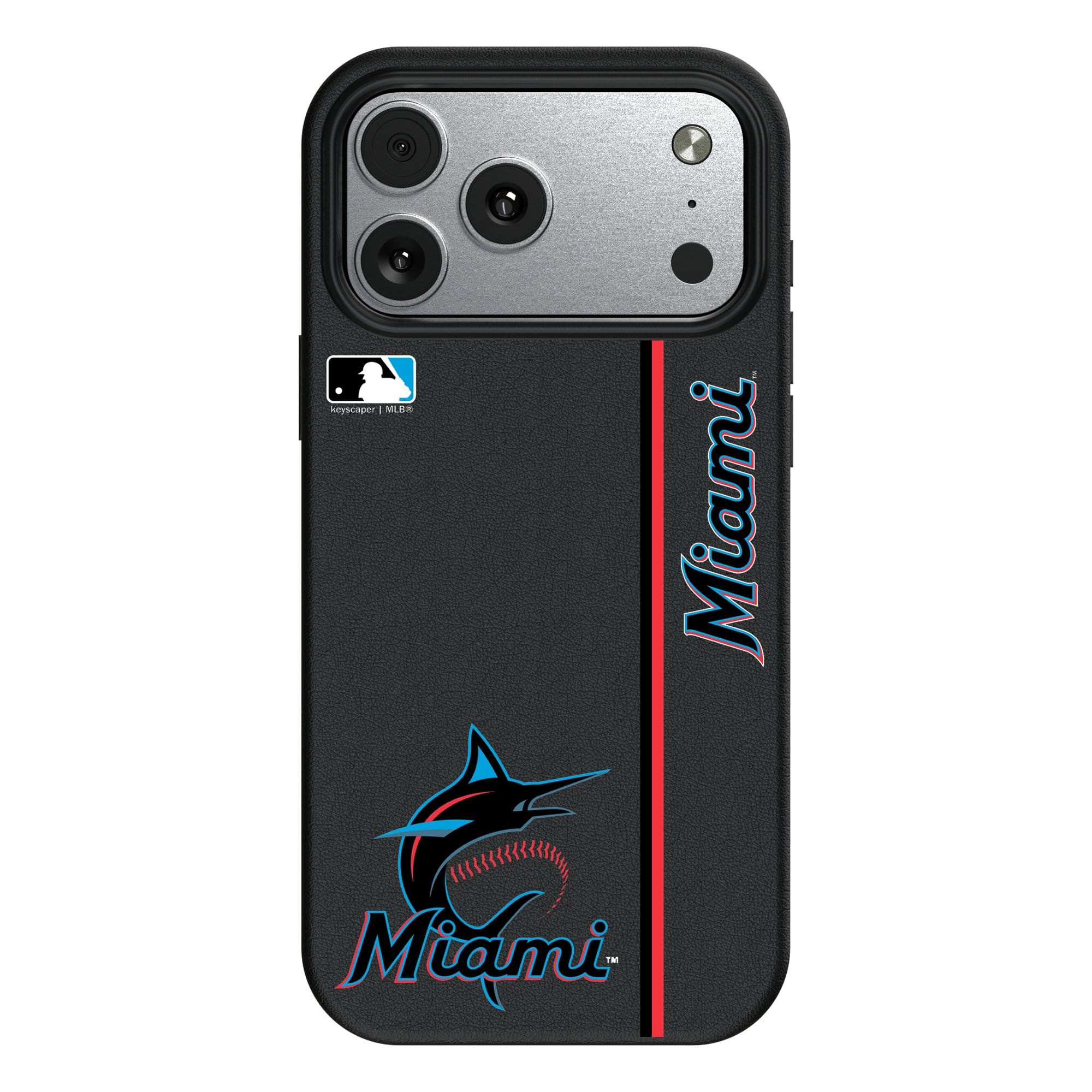 Keyscaper - MLB - Miami Marlins iPhone Magnetic Bump Case - 17 Pro Max - Black price history on PriceWatchPro