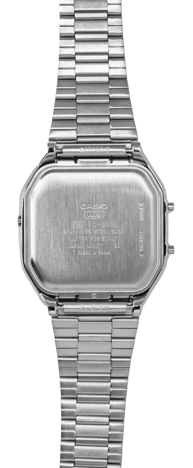 CASIC WR 3154 AQ-240E STAINLESS STEEL BACK WATER RESISTANT JAPAN MOV'T GA CASING IN CHINA