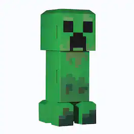 Minecraft - Legends Creeper Mini Fridge – 12 Can 8L Portable Cooler with LED Lights, AC/DC - Green