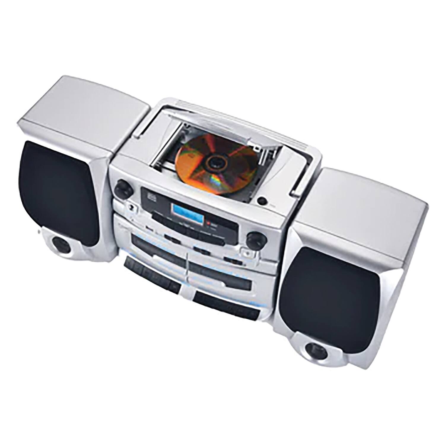 Alt View 5. Supersonic - Supersonic SC2121BTSLV Bluetooth Audio System - Black.