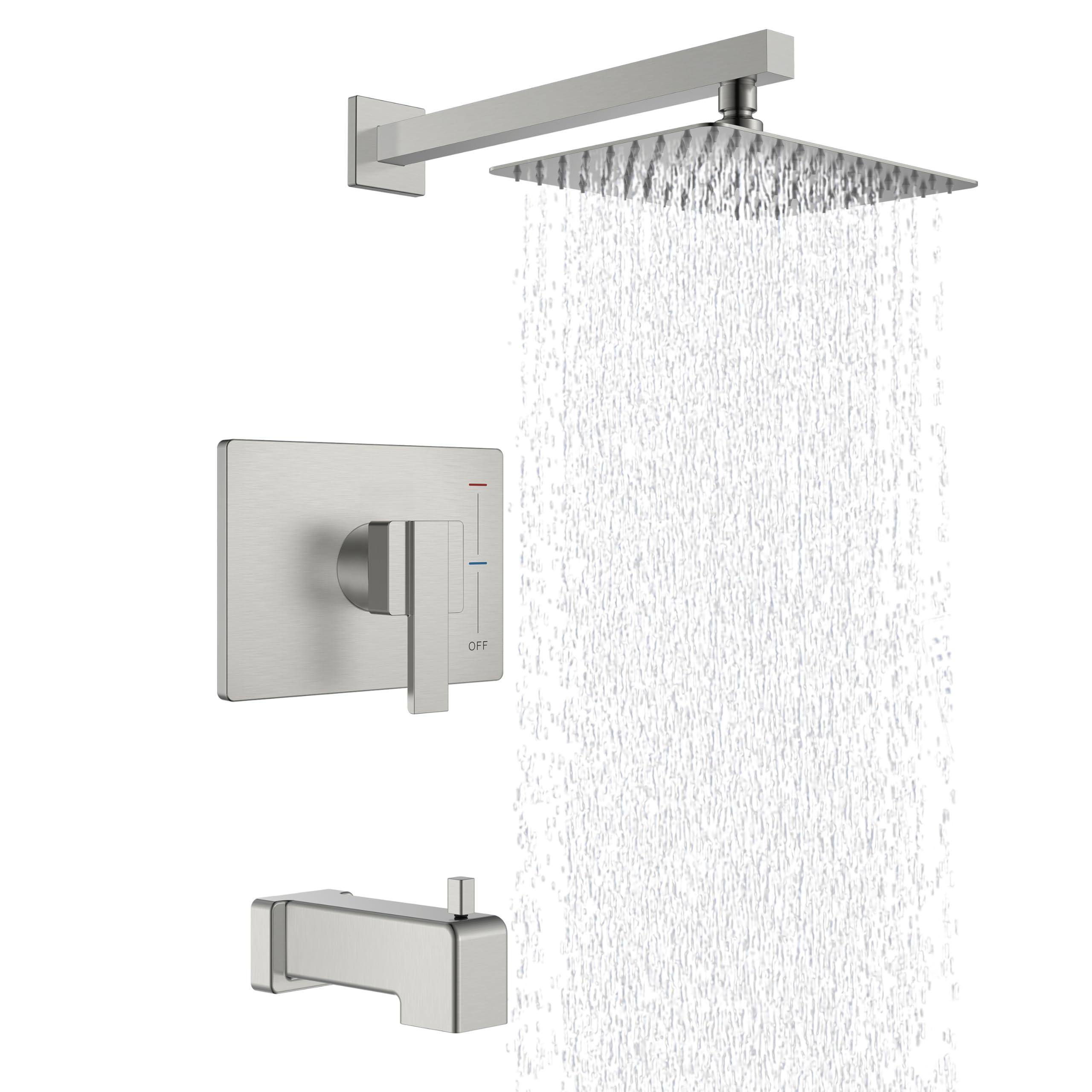 Brushed Nickel-Shower Faucet