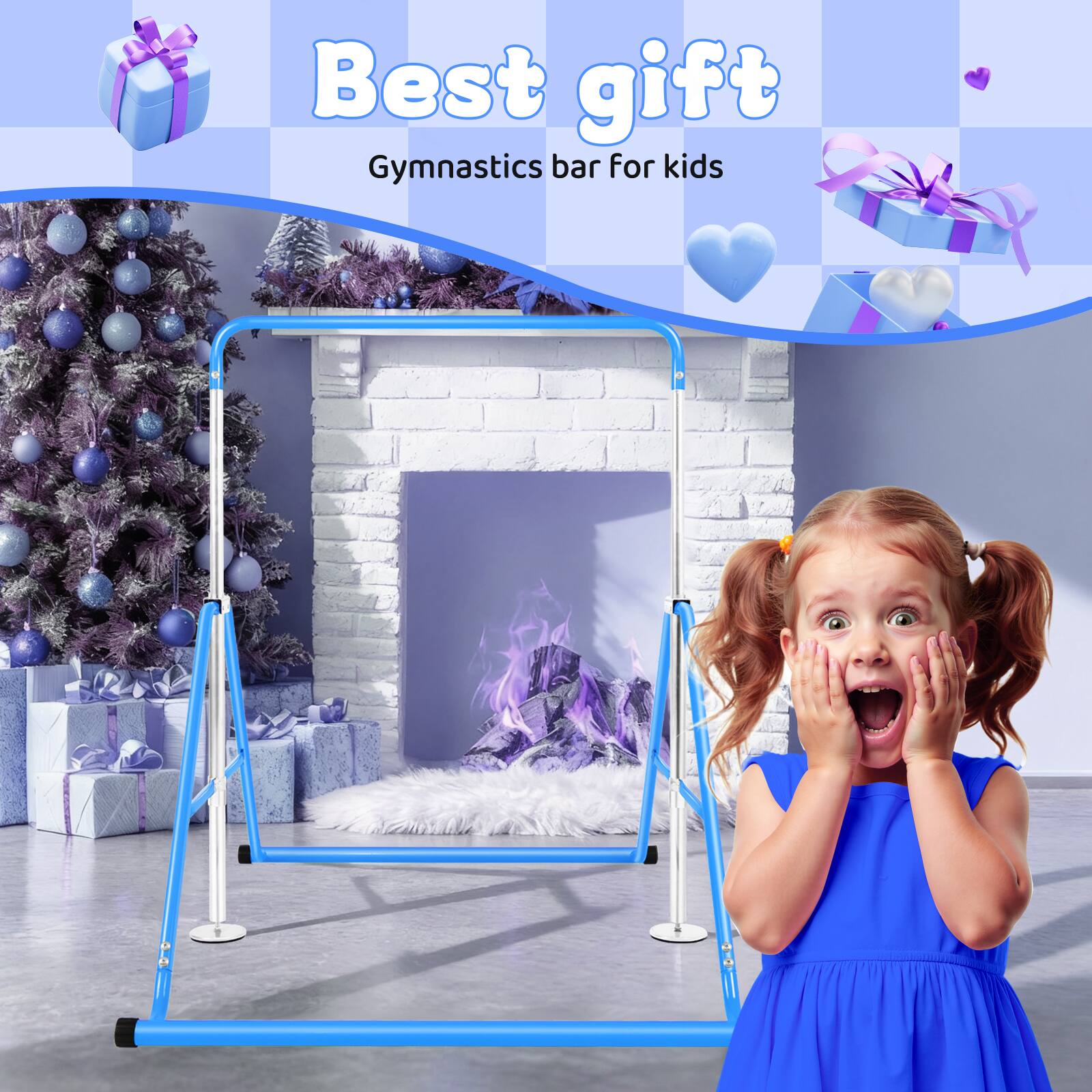 Best gift  
Gymnastics bar for kids