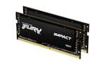 Front. Kingston - FURY Impact 32GB 3200MT/s DDR4 CL20 SODIMM (Kit of 2).
