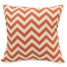 Majestic Home - Pillow 24x24 Chevron Burnt - Orange