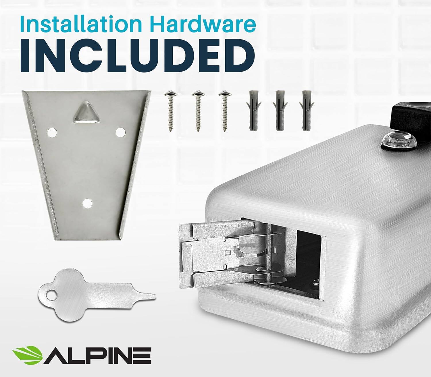 Installation Hardware INCLUDED ALPINE
