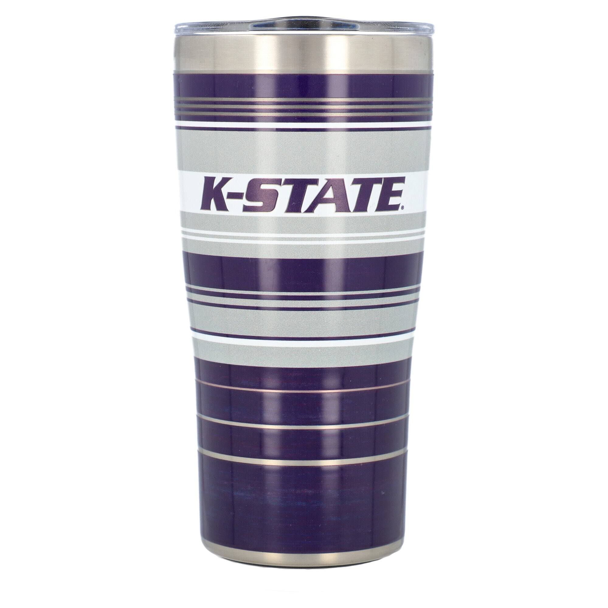 Alt View 1. Tervis - Kansas State Wildcats 20oz. Hype Stripe Stainless Steel Tumbler - Multicolor.