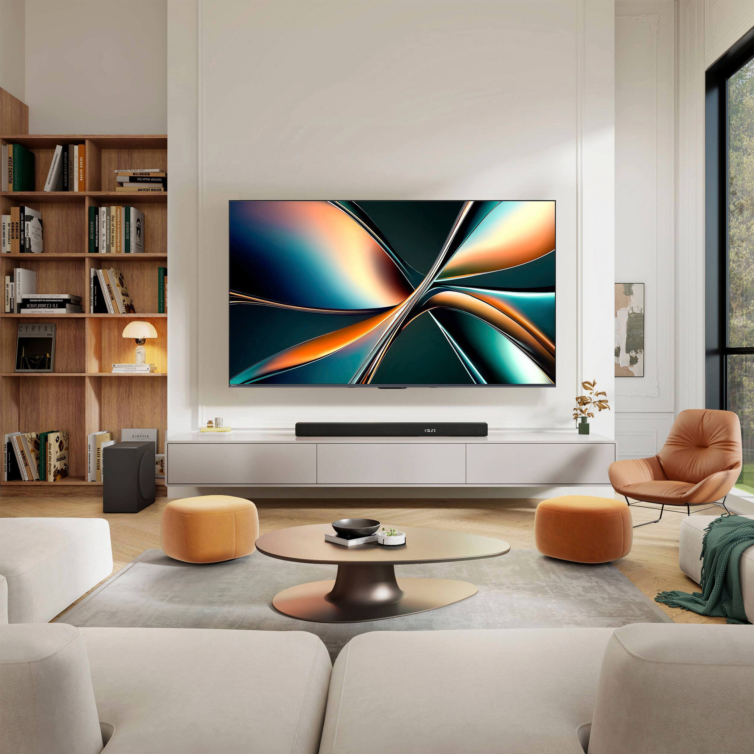 Hisense 55" Class U6 Series MiniLED ULED 4K, Dolby Vision Atmos, Built-in Subwoofer, HDR10, 144Hz gallery view