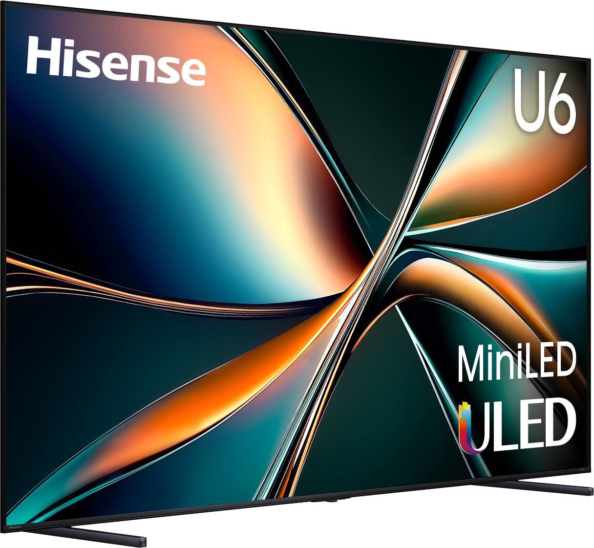 Hisense 55" Class U6 Series MiniLED ULED 4K, Dolby Vision Atmos, Built-in Subwoofer, HDR10, 144Hz gallery view