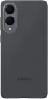 Front. Samsung - Galaxy S25 Edge Silicone Case - Black.