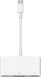 Front Zoom. Apple - USB-C VGA Multiport Adapter - White.