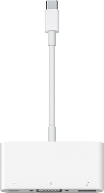 Apple - USB-C VGA Multiport Adapter - White_0