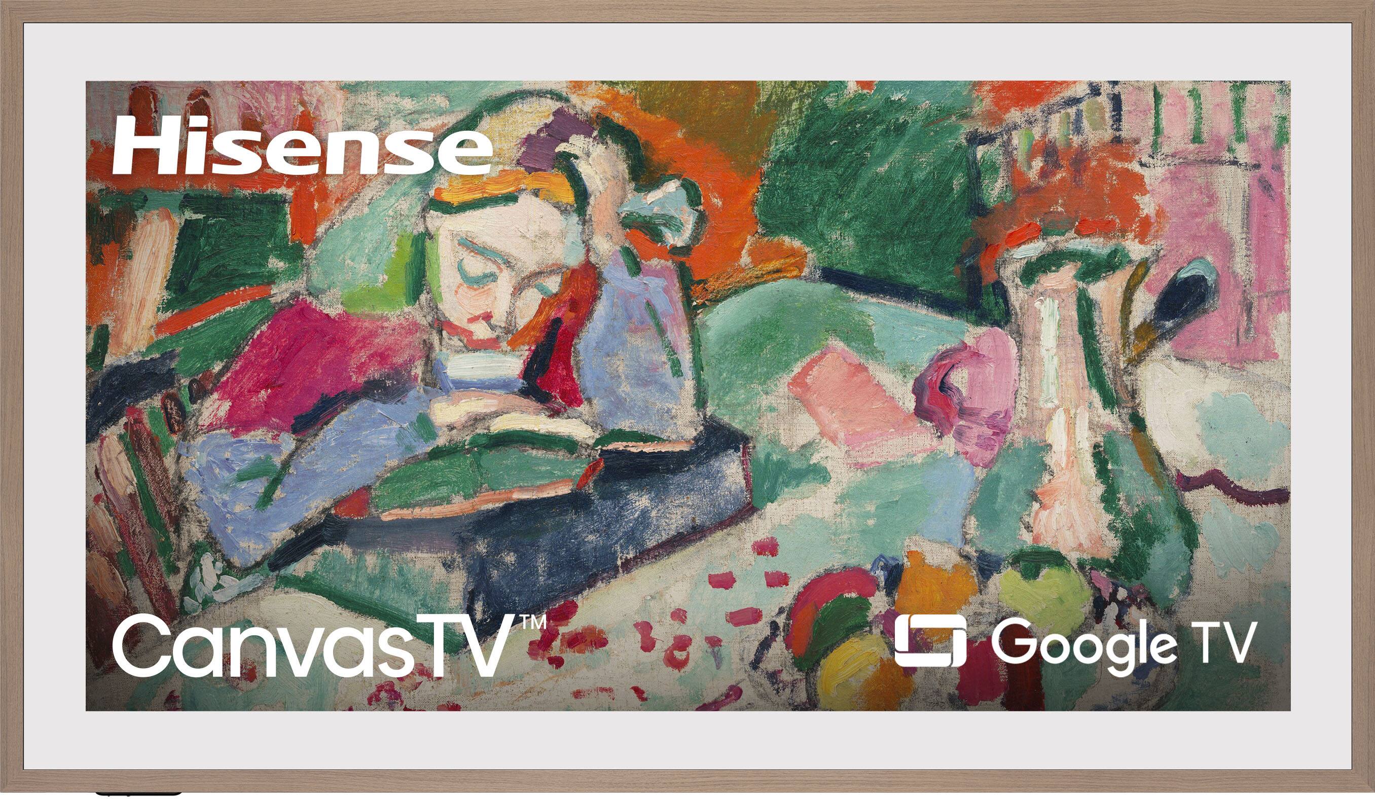 Hisense 85-Inch Class QLED 4K S7N Canvas TV Series Dolby Vision HDR Google Smart TV (85S7N) - 144Hz, Art Mode, Anti-Glare Panel, Hi-Matte Display, UltraSlim Wall Mount & Frame Included gallery view
