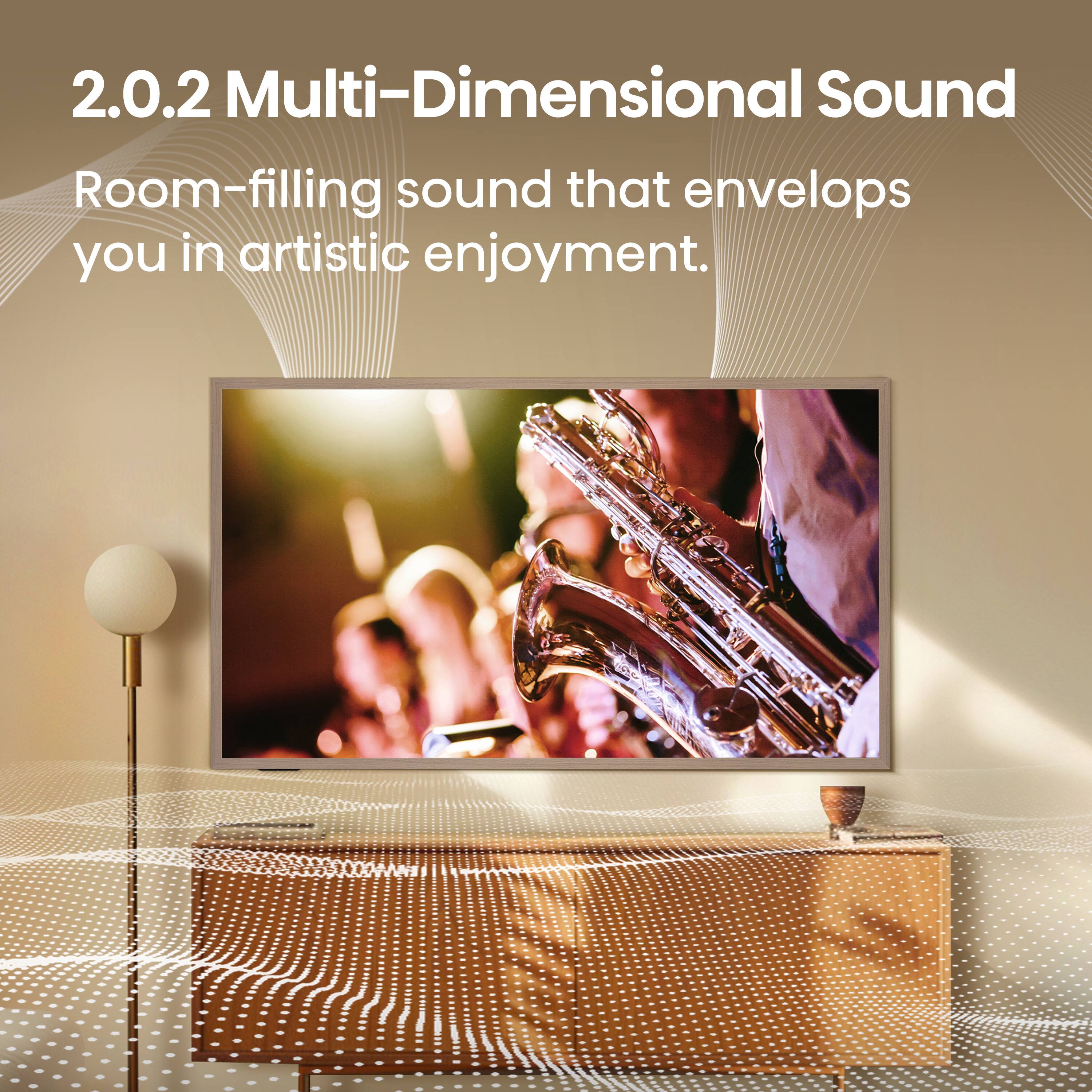 Hisense 85-Inch Class QLED 4K S7N Canvas TV Series Dolby Vision HDR Google Smart TV (85S7N) - 144Hz, Art Mode, Anti-Glare Panel, Hi-Matte Display, UltraSlim Wall Mount & Frame Included gallery view