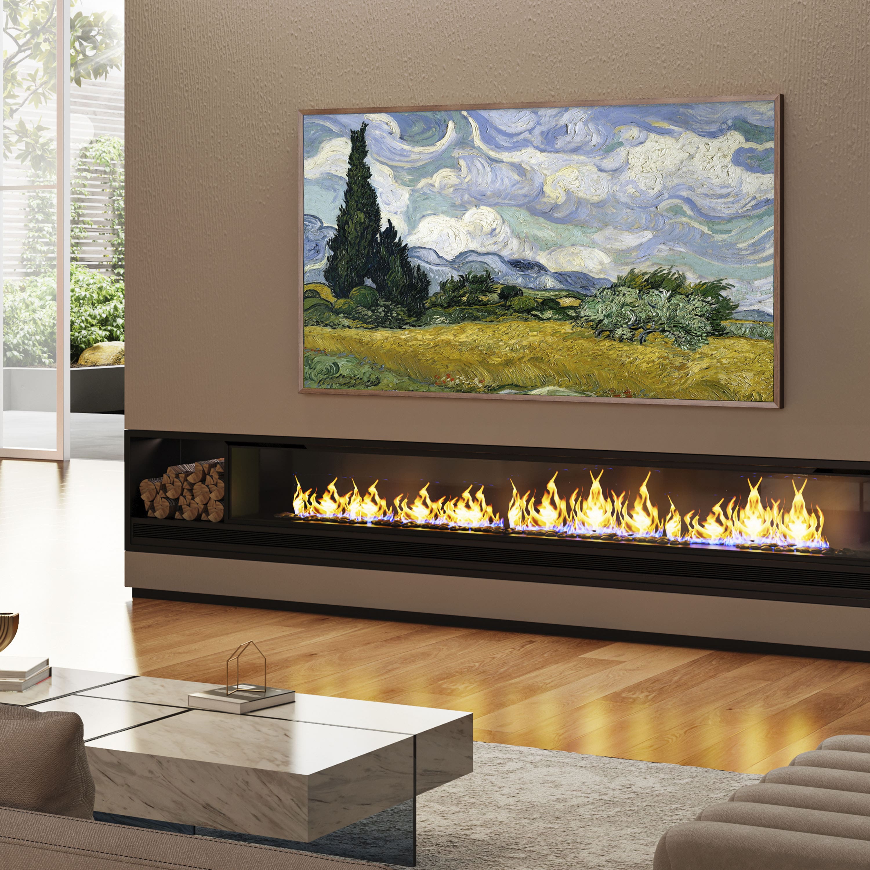 Hisense 75-Inch Class QLED 4K S7N CanvasTV Series Dolby Vision HDR Google Smart TV (75S7N) - 144Hz, Art Mode, Anti-Glare Panel, Hi-Matte Display, UltraSlim Wall Mount & Frame Included gallery view