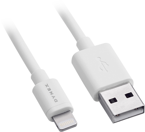 Dynex™ Apple MFi Certified 6' Lightning Charge-and-Sync Cable White  DX-MA5SC6W - Best Buy