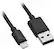 Front. Dynex™ - 6' Lightning Charge-and-Sync Cable - Black.