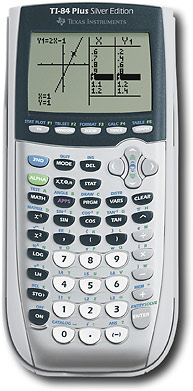  Texas Instruments - TI-84 Plus Silver Graphing Calculator