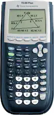 Front. Texas Instruments - TI-84 Plus Graphing Calculator - Blue.