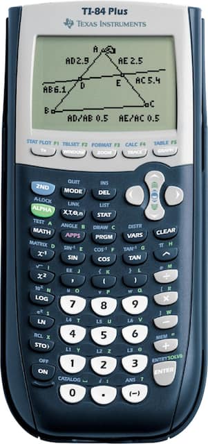 Texas Instruments TI-84 Plus Graphing Calculator Blue TI-84+ - Best Buy