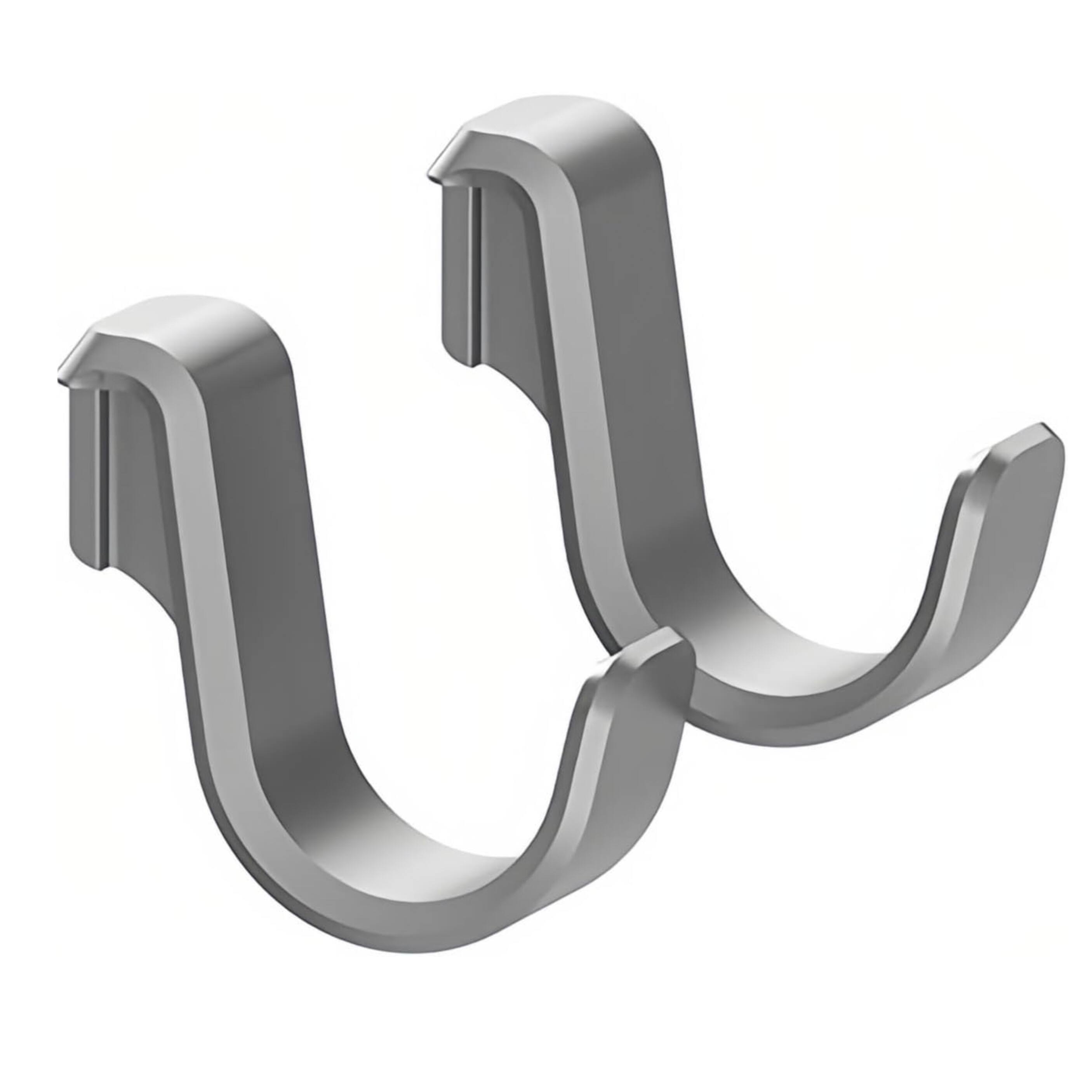 Back. Speediance - Adjustable Barbell Hooks - Silver.