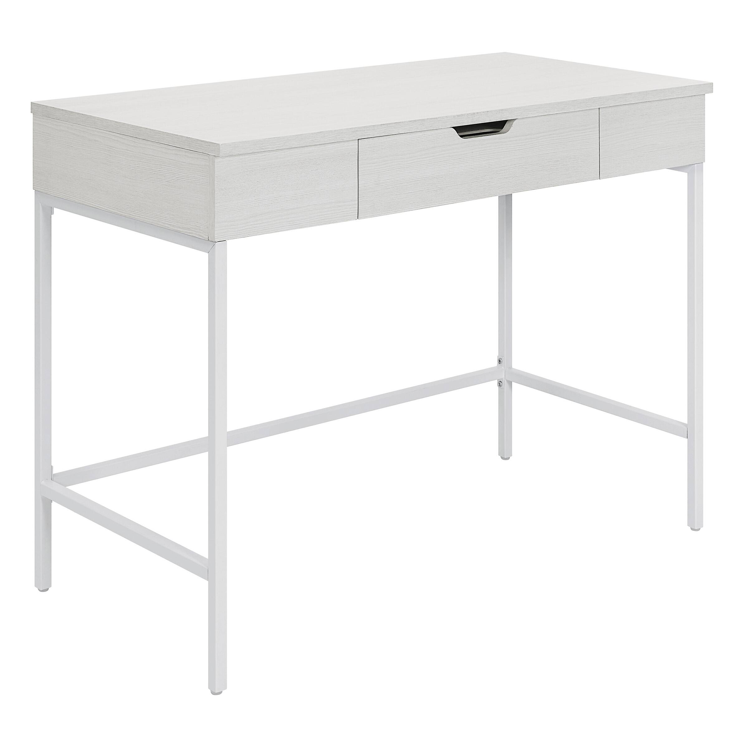 Angle. OSP Home Furnishings - Contempo Sit-To-Stand Desk - White Oak.