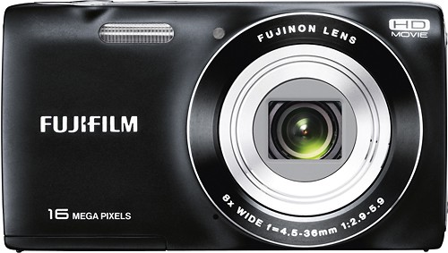  Fujifilm - FinePix JZ250 16.0-Megapixel Digital Camera - Black
