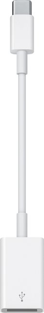 Front Zoom. Apple - USB-C-to-USB Adapter - White.
