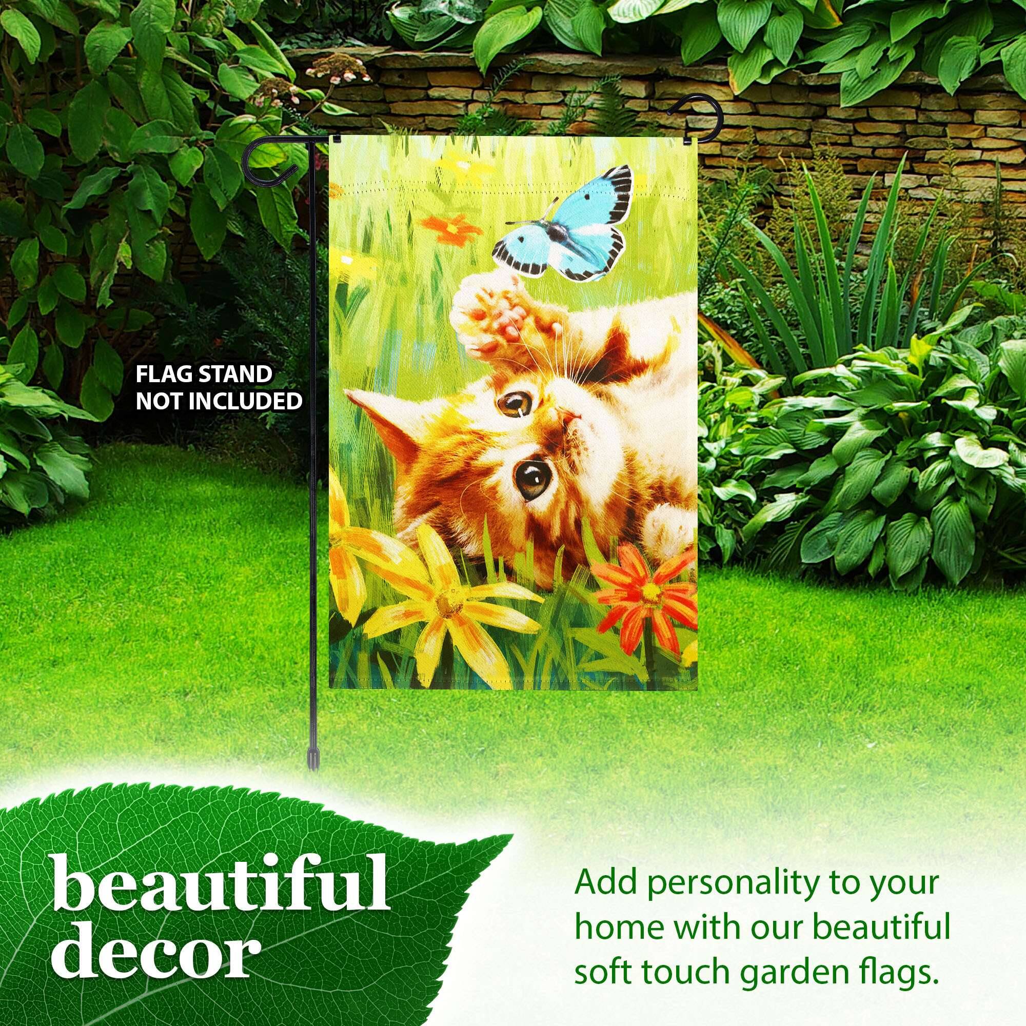 FLAG STAND NOT INCLUDED

beautiful decor

Add personality to your home with our beautiful soft touch garden flags.
