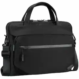 Targus - Work+ TBS969GL Carrying Case (Briefcase) for 13" to 15" Notebook - Water Resistant - Polyester Body - Black