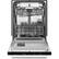 Alt View 1. KitchenAid - 24" Top Control Built-In Dishwasher with Stainless Steel Tub - Stainless steel.