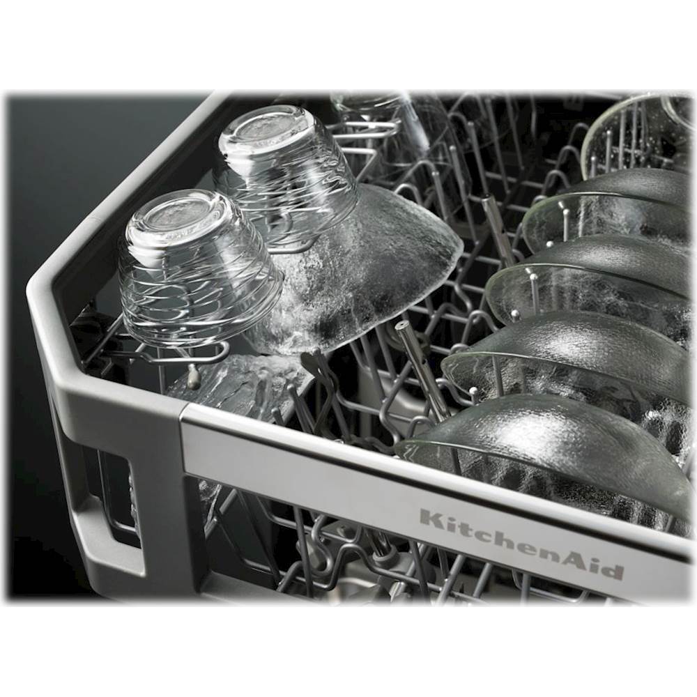 Best Buy: KitchenAid Top Control Built-In Dishwasher with Stainless Steel  Tub, Clean Water Wash System, 43dBA Stainless Steel KDTM354DSS