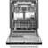 Alt View 1. KitchenAid - 24" Top Control Built-In Dishwasher with Stainless Steel Tub - Custom Panel Ready.