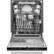 Alt View 2. KitchenAid - 24" Top Control Built-In Dishwasher with Stainless Steel Tub - Custom Panel Ready.