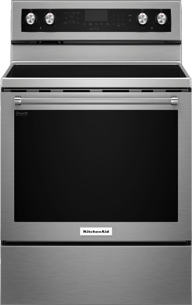6.4 Cu. Ft. Self-Cleaning Freestanding Electric Convection Range Stainless steel KFEG500ESS - Best Buy