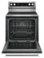 Alt View 11. KitchenAid - 6.4 Cu. Ft. Self-Cleaning Freestanding Electric Convection Range - Stainless Steel.