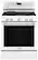 Front. KitchenAid - 5.8 Cu. Ft. Self-Cleaning Freestanding Gas True Convection Range with Even-Heat - White.