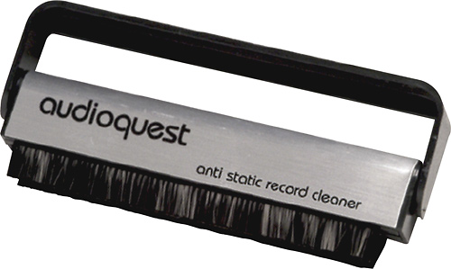 Angle View: AudioQuest LP record clean brush - Black