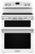 Front Zoom. KitchenAid - 6.7 Cu. Ft. Self-Cleaning Freestanding Double Oven Electric Convection Range - White.
