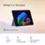 What's in the box: Microsoft Surface, Surface Pro 12" USB-C Charging Cable, Safety y/warranty, documents.