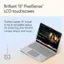 TM Brilliant 13" PixelSense LCD touchscreen Surface Laptop 13" is built to be an incredible device for streaming your favorite movies, shows, and music.