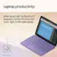 Laptop productivity: When paired with Surface Pro 12" Keyboard, Surface Pro turns into a thin, light, and comfortable laptop.
