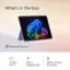 What's in the box: Microsoft Surface Pro 12" USB-C Charging Cable, Safety Guide, and Warranty/Documents.