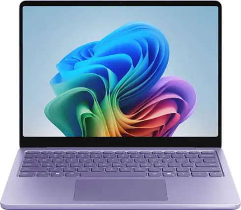 Front. Microsoft - Surface Laptop - Copilot+ PC - 13" Touchscreen - Snapdragon X Plus 2025 - 16GB - 512GB Storage - Violet.