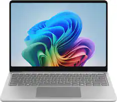 Front. Microsoft - Surface Laptop - 13" 2K Touchscreen - Snapdragon X Plus 2025 - 16GB - 512GB Storage - Copilot+ PC - Platinum.