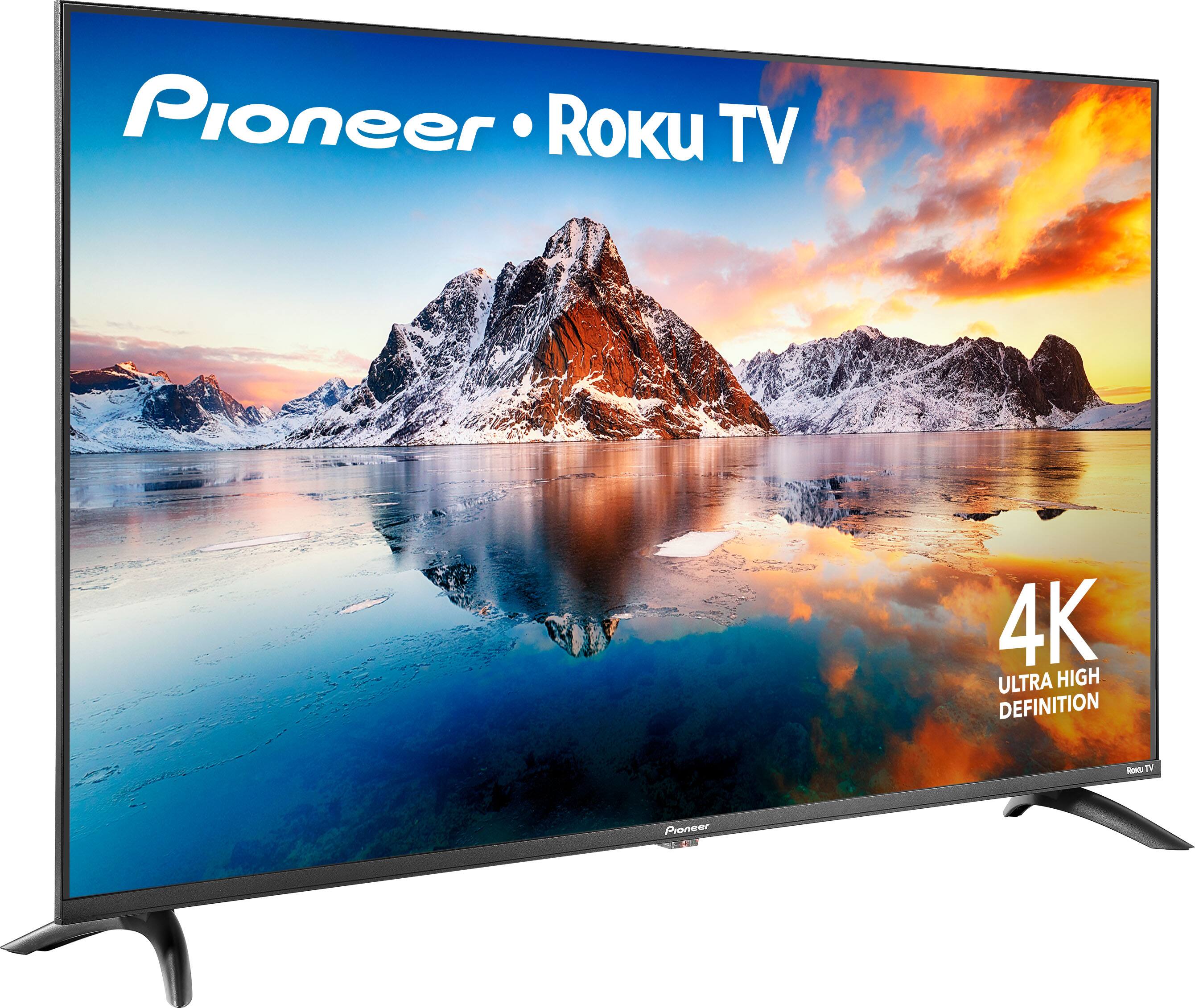 Pioneer 43" Class LED 4K UHD Smart Roku TV feature detail