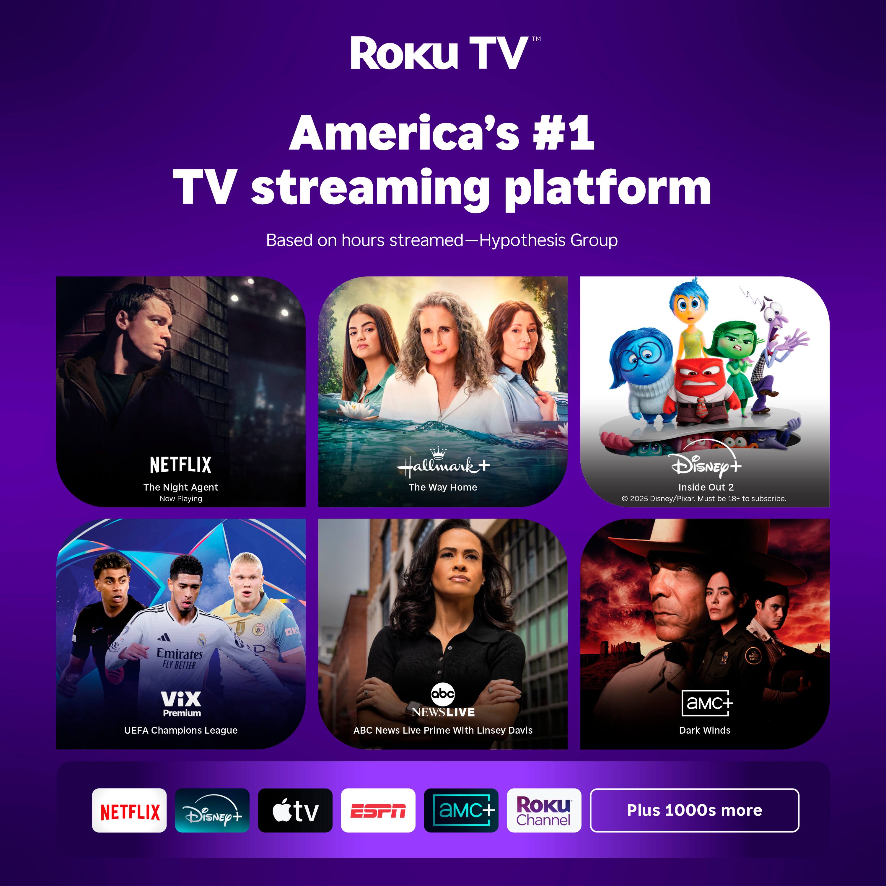 Pioneer 75" Class LED 4K UHD Smart Roku TV gallery view