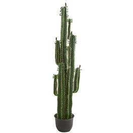 BreeBe - 6.5' Cactus Artificial Plant - Multicolor 1