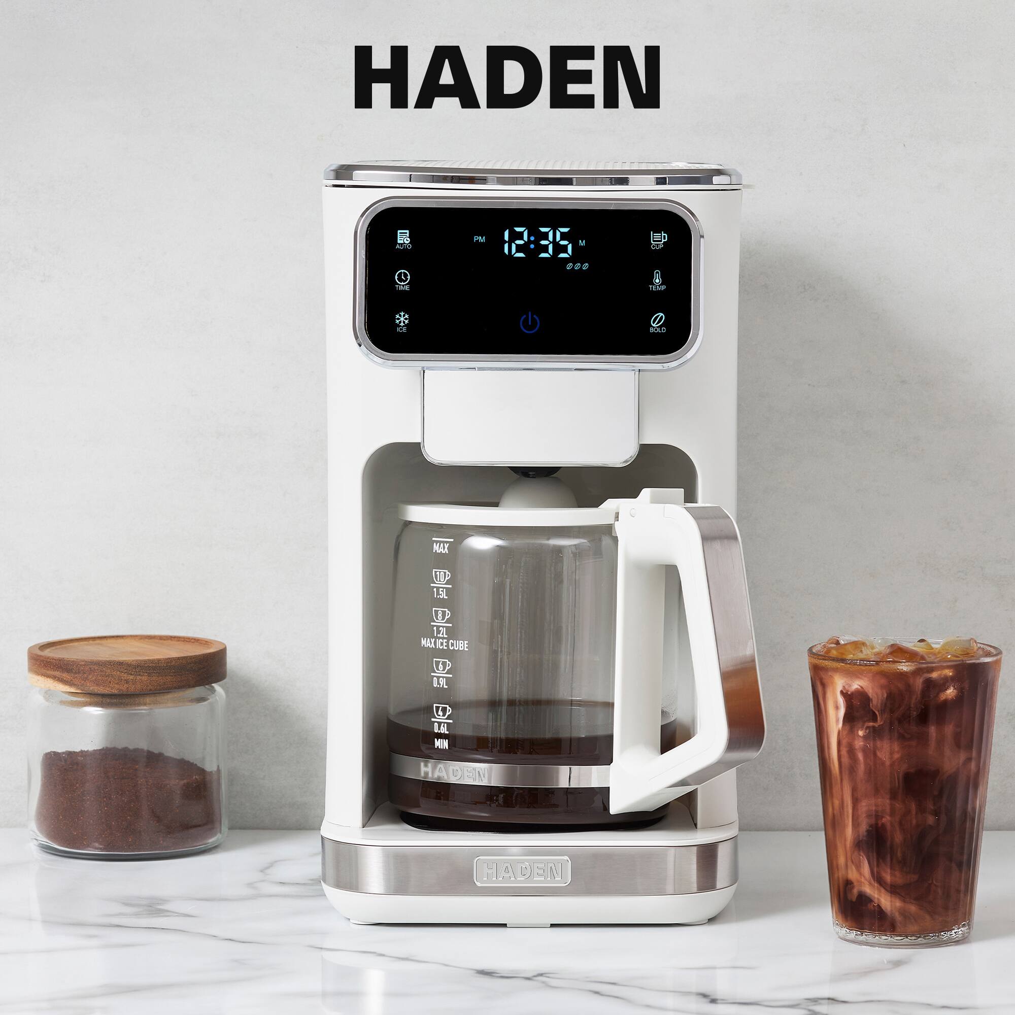 HADEN

12:35 PM

MAX 1.5L

MAX ICE CUBE 8.7L

MIN