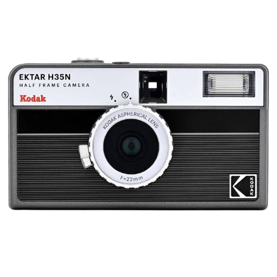 EKTAR H35N Frame Film Camera Striped Black Kodak Ultramax